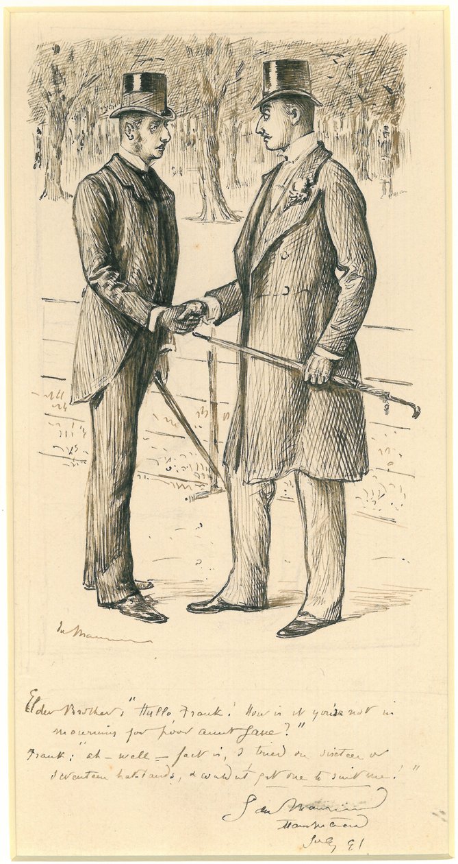 Hej Frank!, 1891 af George du Maurier