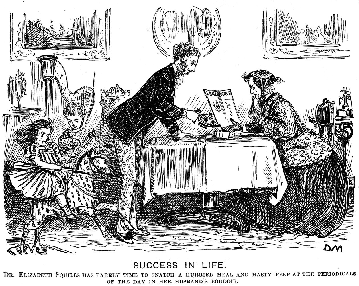 Succes i livet, 1867 af George du Maurier