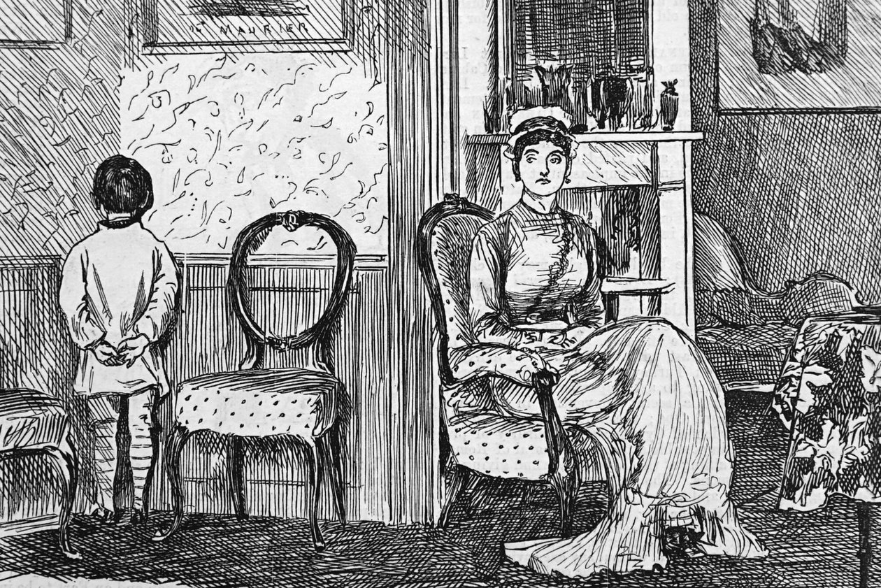 Vanskeligheden ved at bevare overhånden af George du Maurier