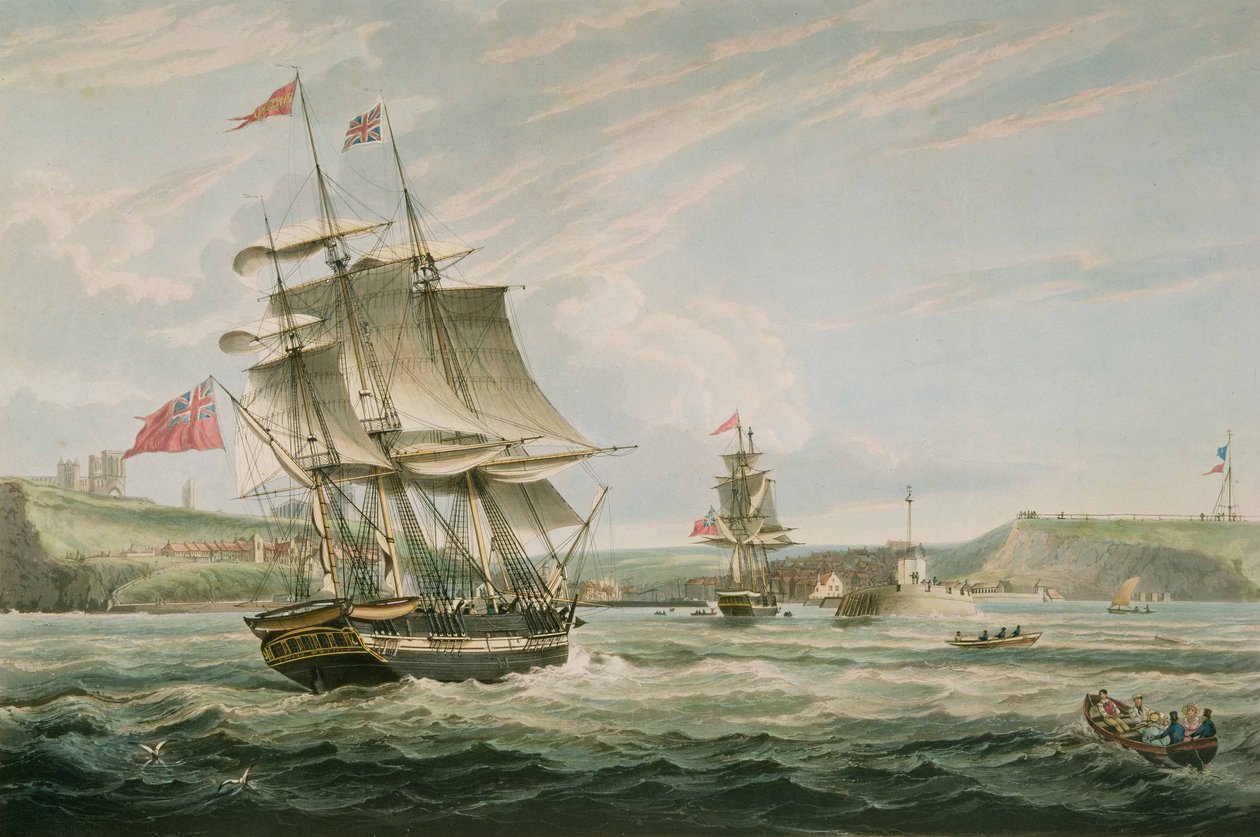 Whitby, udgivet af G. Chambers  E. Fisher af George the Elder Chambers