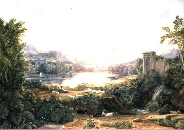 Landskabssammensætning af George the Younger Barret