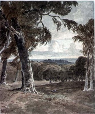 Windsor Park, med slottet i det fjerne af George the Younger Barret