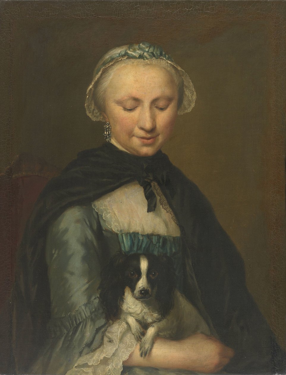 Portræt af Antoinette Métayer, ældste søster til Louis Métayer af George van der Mijn