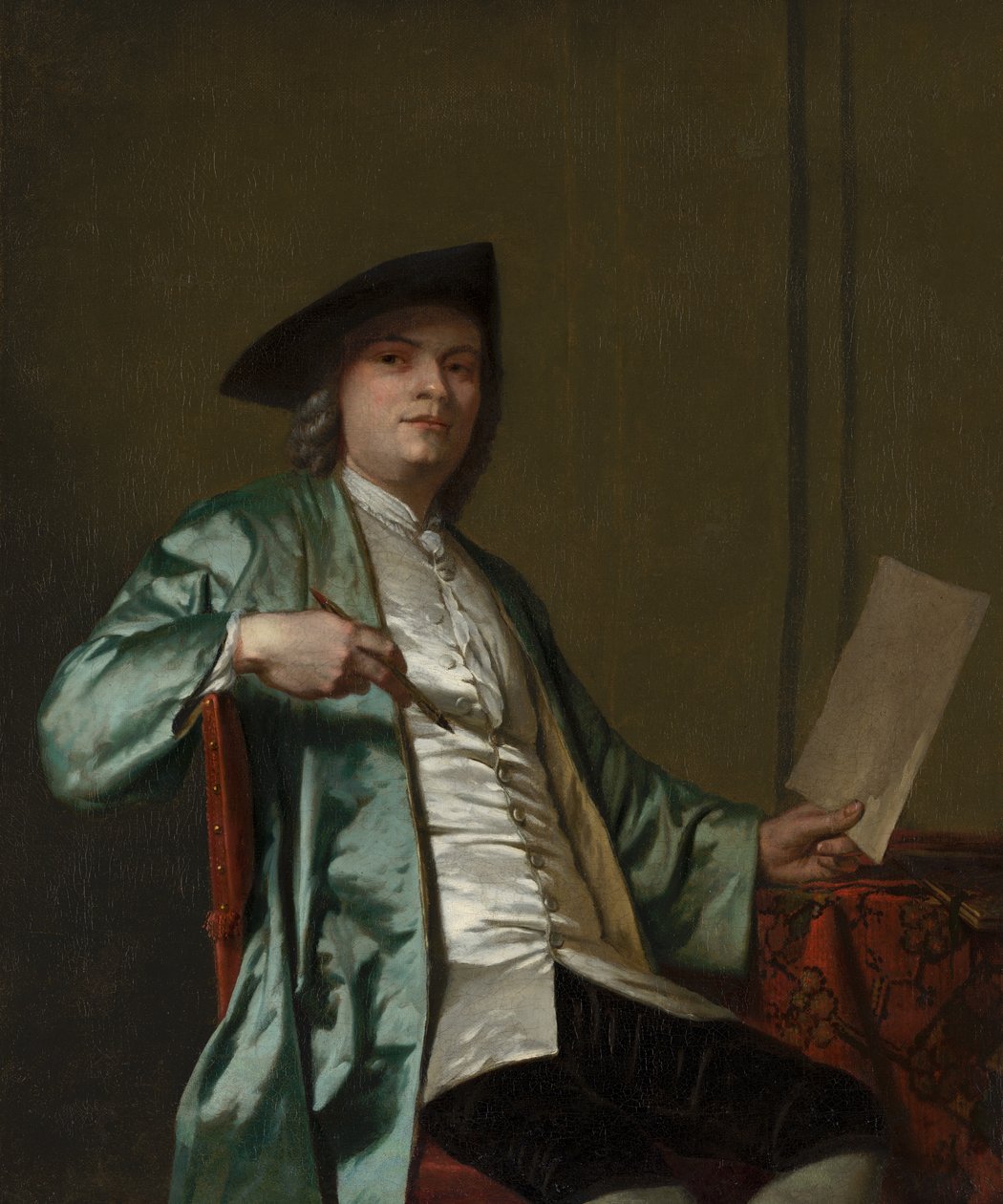 Portræt af Cornelis Ploos van Amstel, c.1758 af George van der Mijn