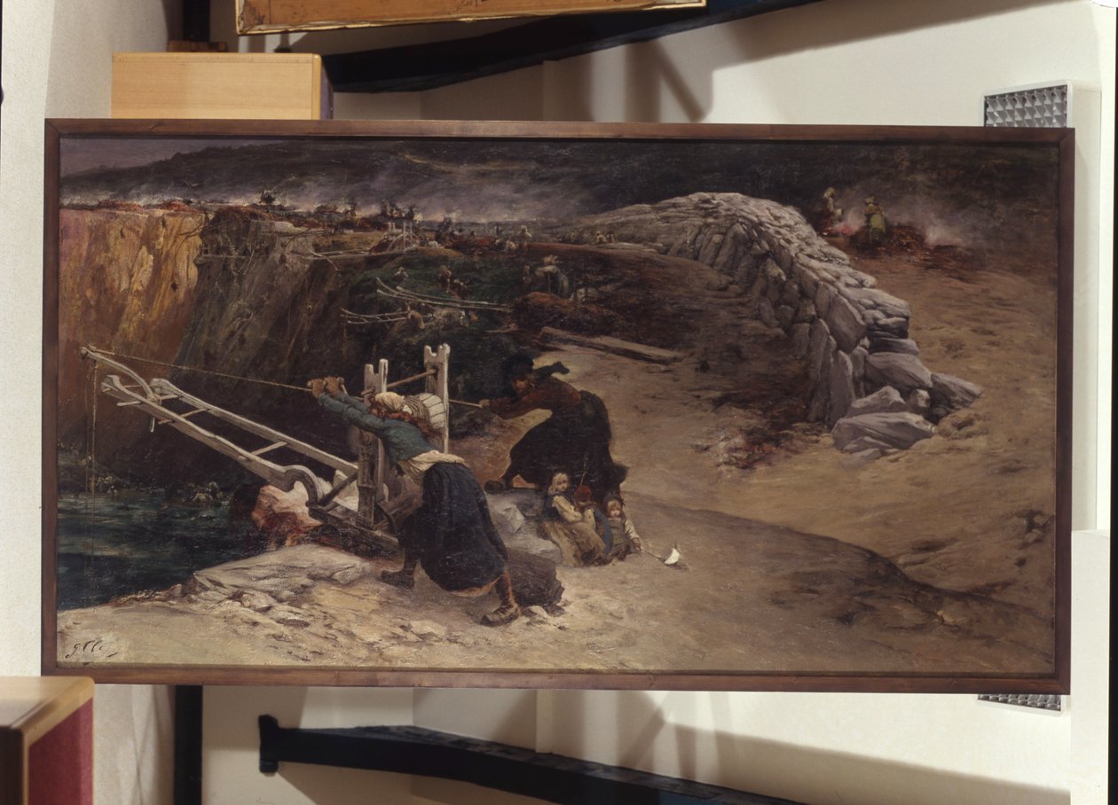 Tangbrændere af Georges Clairin