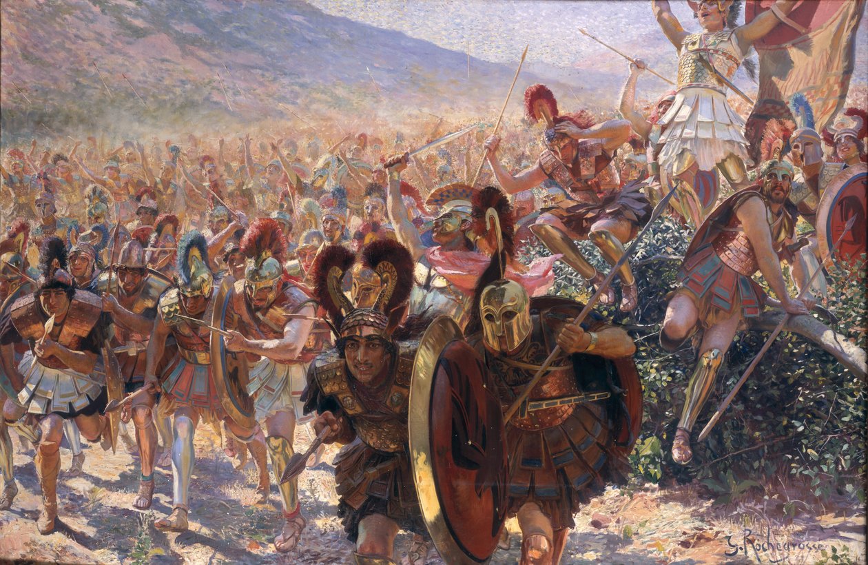 Gamle krigere af Georges Marie Rochegrosse