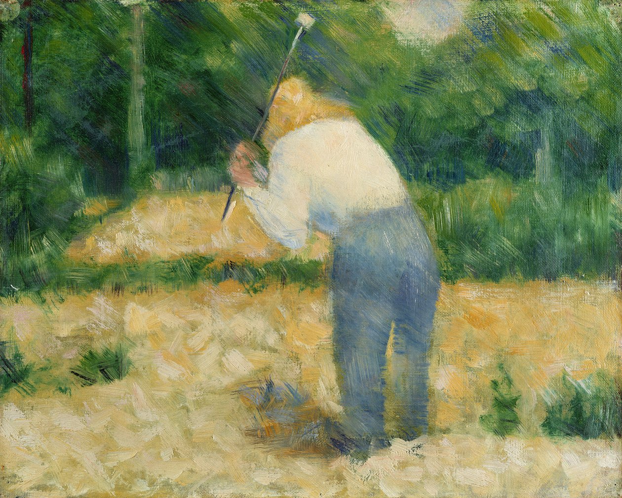Stenbryderen, ca.1882 af Georges Seurat