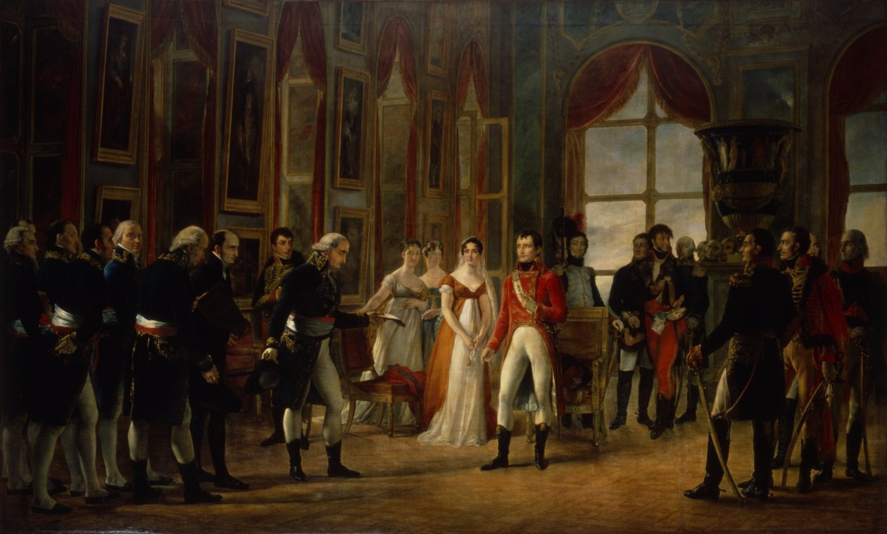 Napoleon modtager senatorerne og erklærer sig selv til kejser, 18. maj 1804 af Georges Rouget