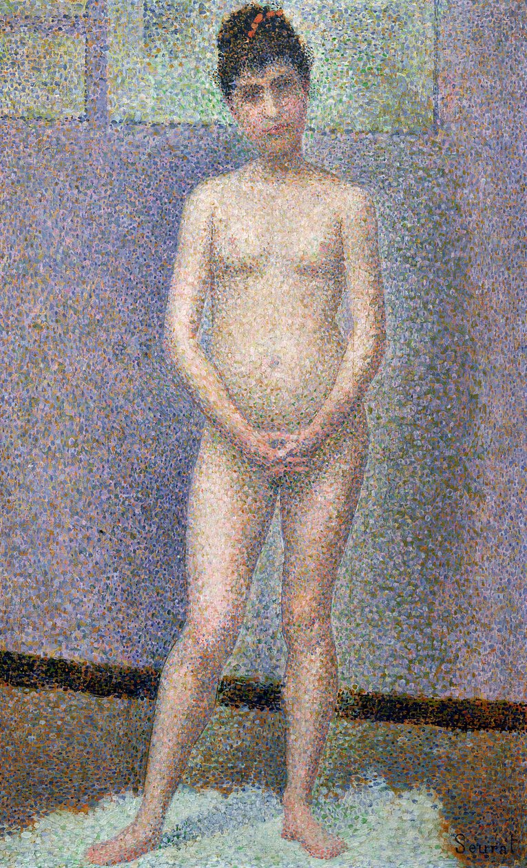 Model fra fronten, 1886-7 af Georges Seurat