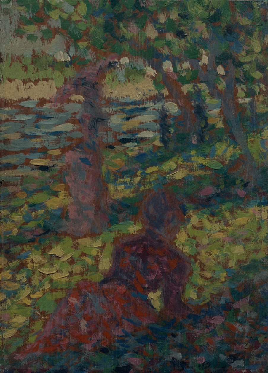 Kvinde i en park af Georges Seurat