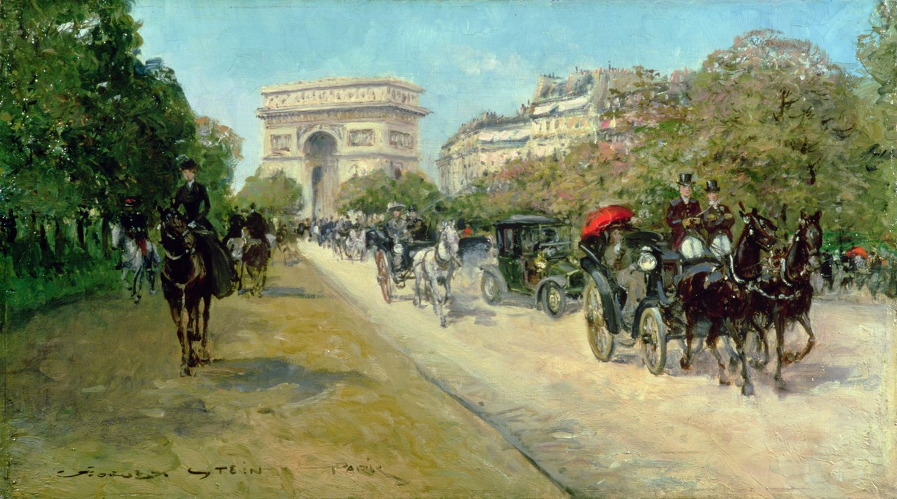 Boulevard i Paris af Georges Stein