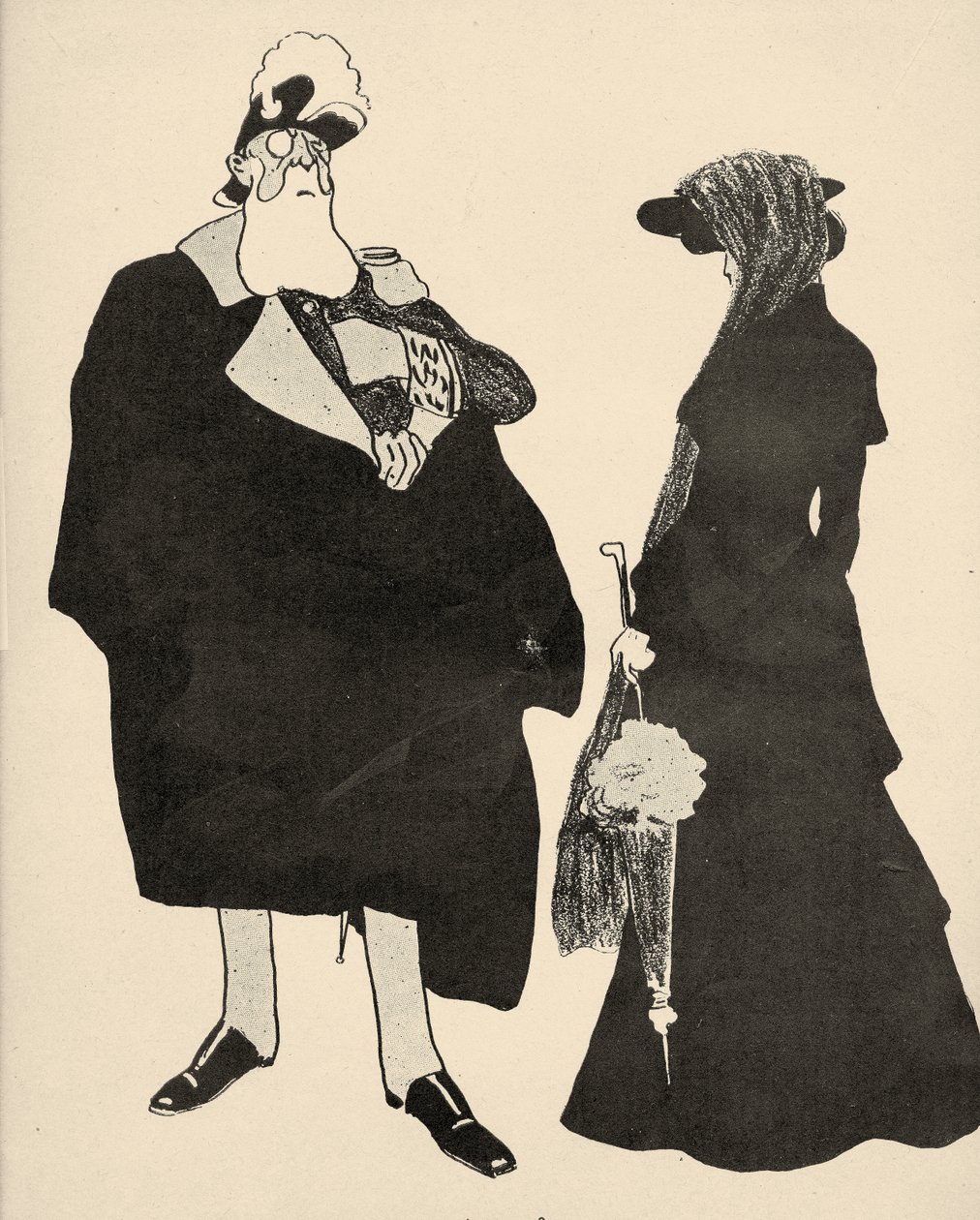 Leopold II og hans datter 1904. af Georges d 1878 1937 Ostoya
