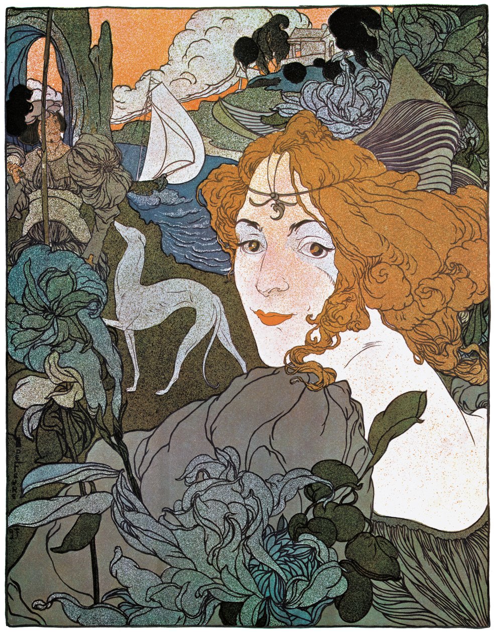 Diana, 1897 af Georges de Feure