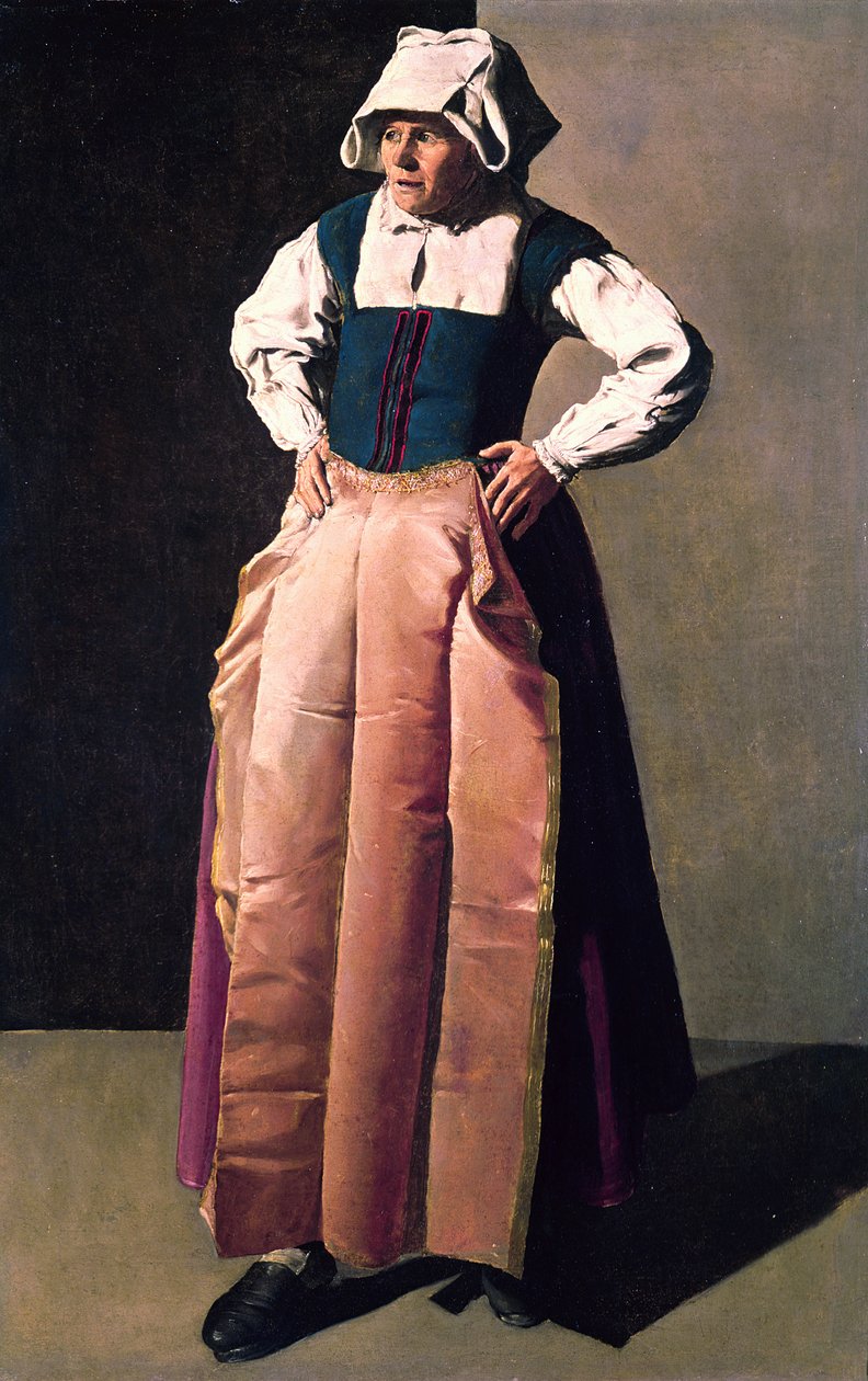 Gammel kvinde, ca.1618-19 af Georges de La Tour