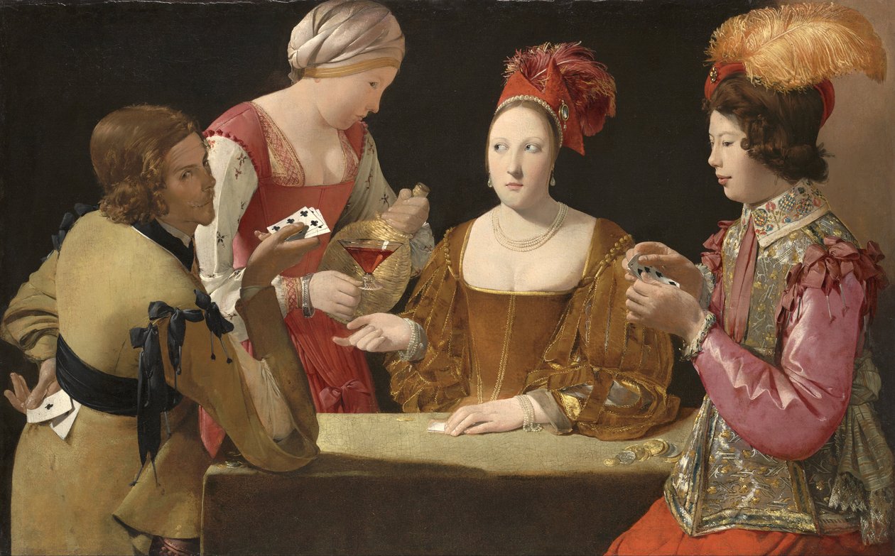Snyderen med klubbernes ess af Georges de La Tour