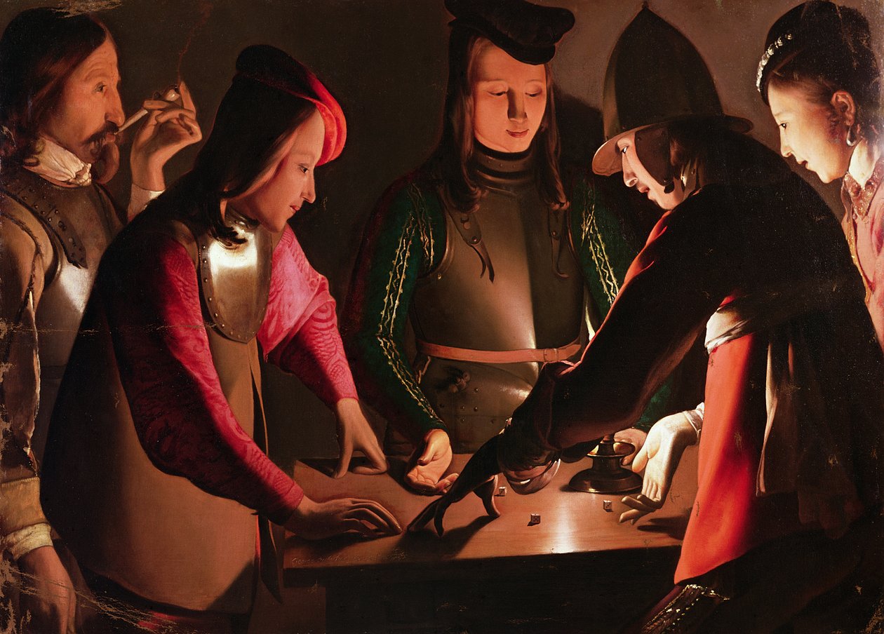 Terningespillerne af Georges de La Tour
