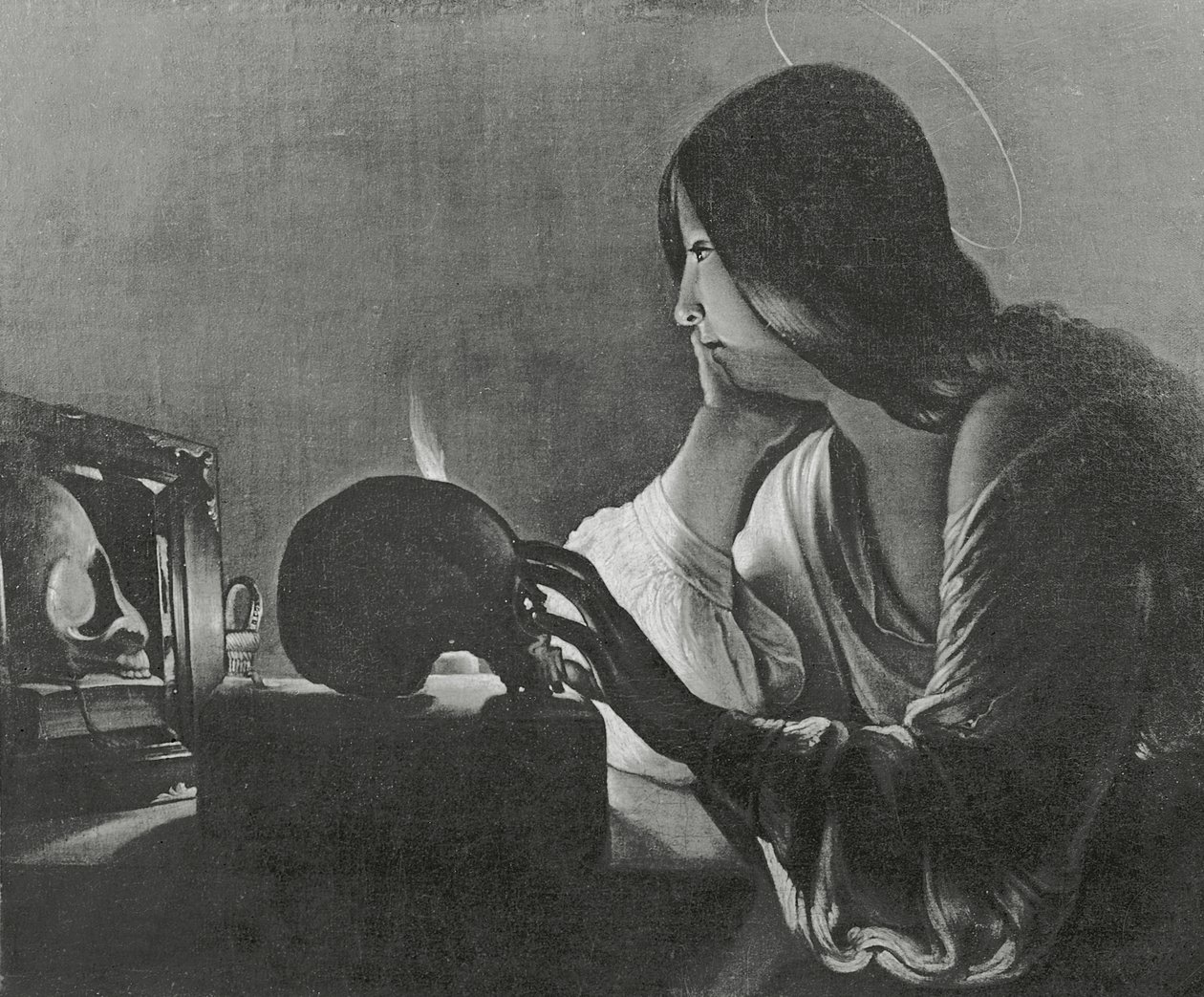 Magdalene med spejlet af Georges de La Tour