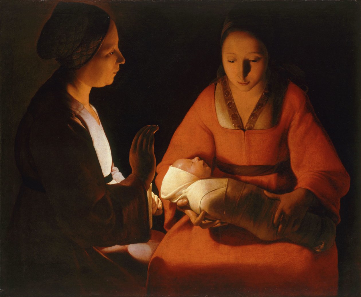 Den nyfødte af Georges de La Tour