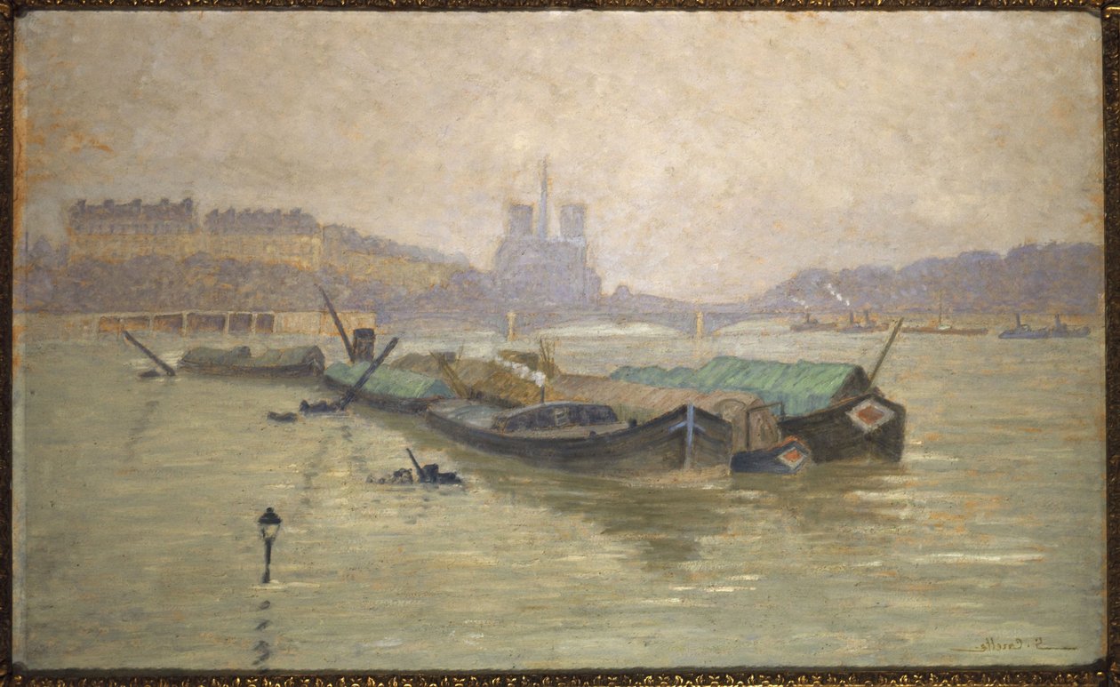 Ile Saint-Louis og Notre-Dame, udsigt fra Pont d