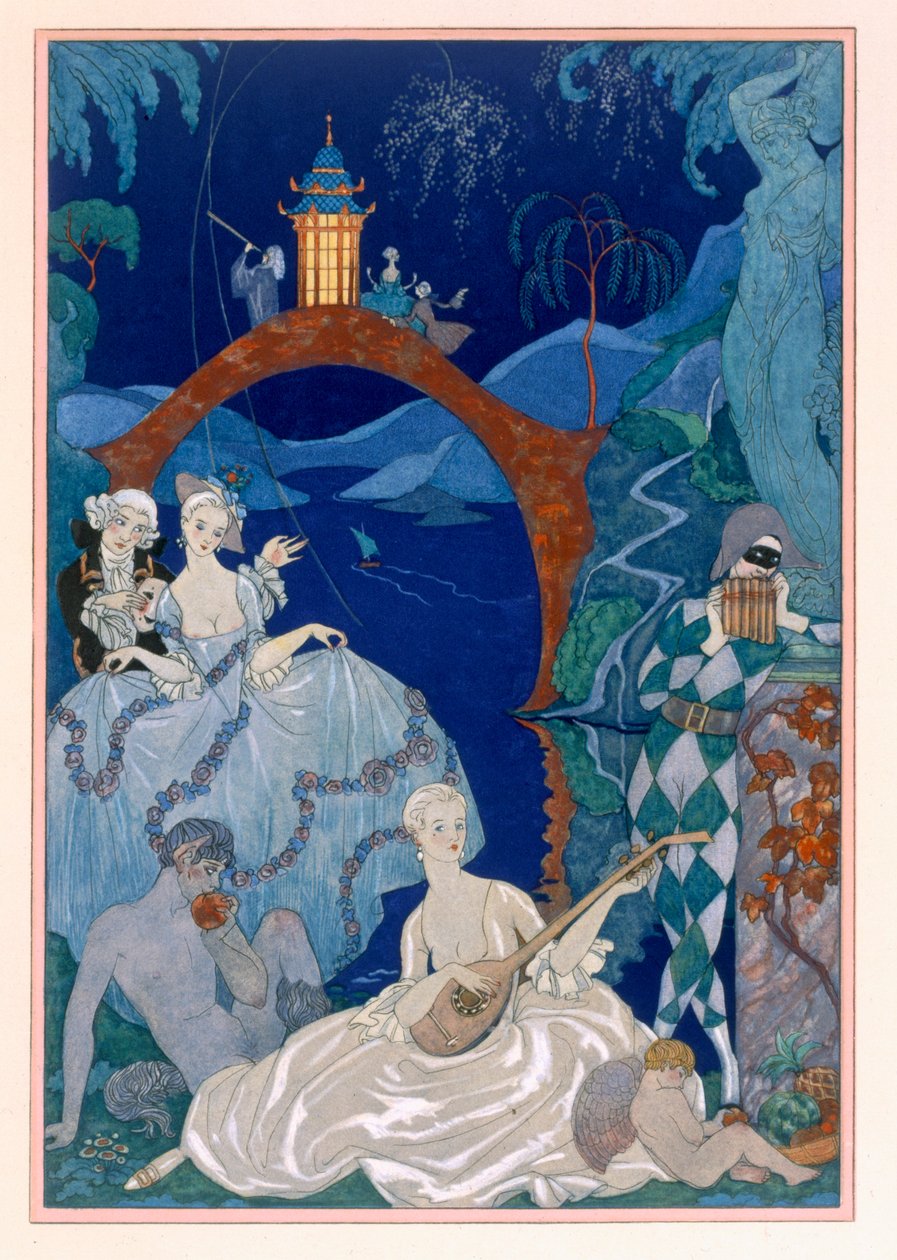 Ball Under the Blue Moon, illustration til 