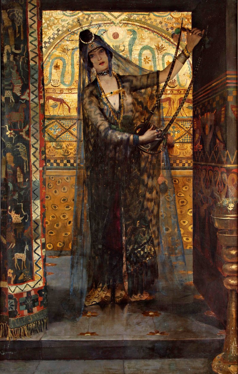 Salammbo, 1886. af Georges Antoine Rochegrosse