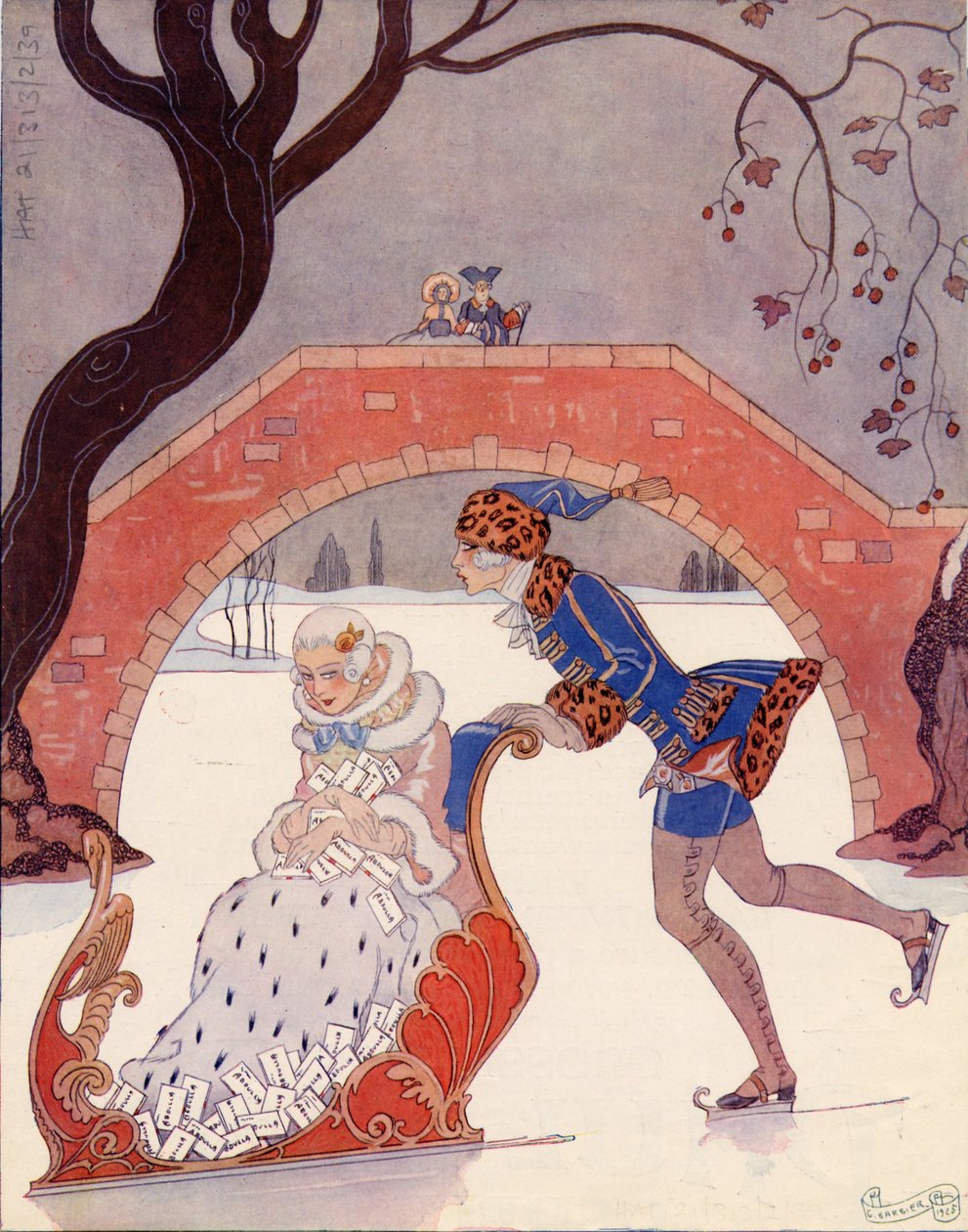 Abdulla Cigaretter, 1925 af Georges Barbier