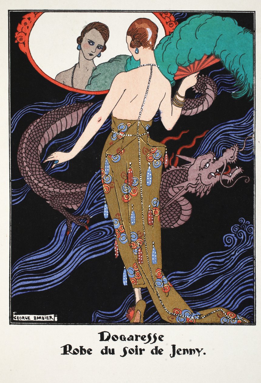 Dogaresse - Aftenkjole af Jenny af Georges Barbier