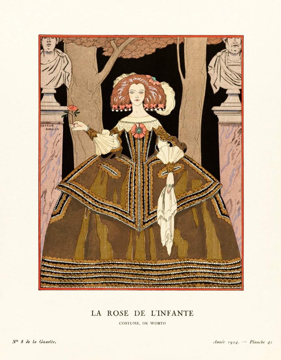 Illustration fra Gazette du Bon Ton af Georges Barbier