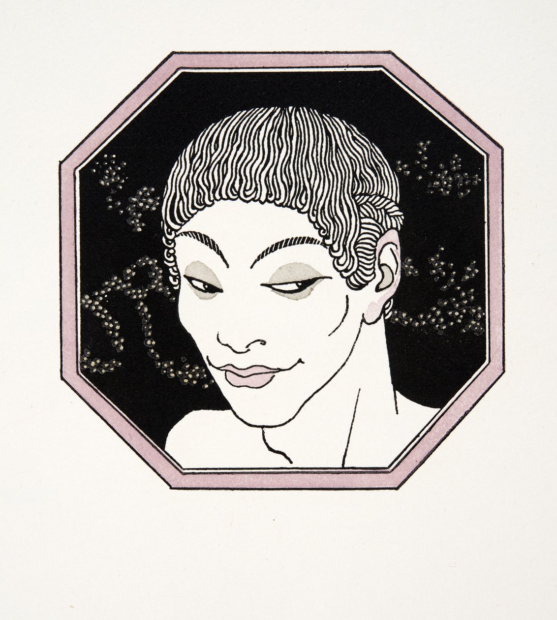 The Tomb of the Naiads, illustration fra Les Chansons de Bilitis, af Pierre Louys, pub. 1922 (stenciltryk) af Georges Barbier