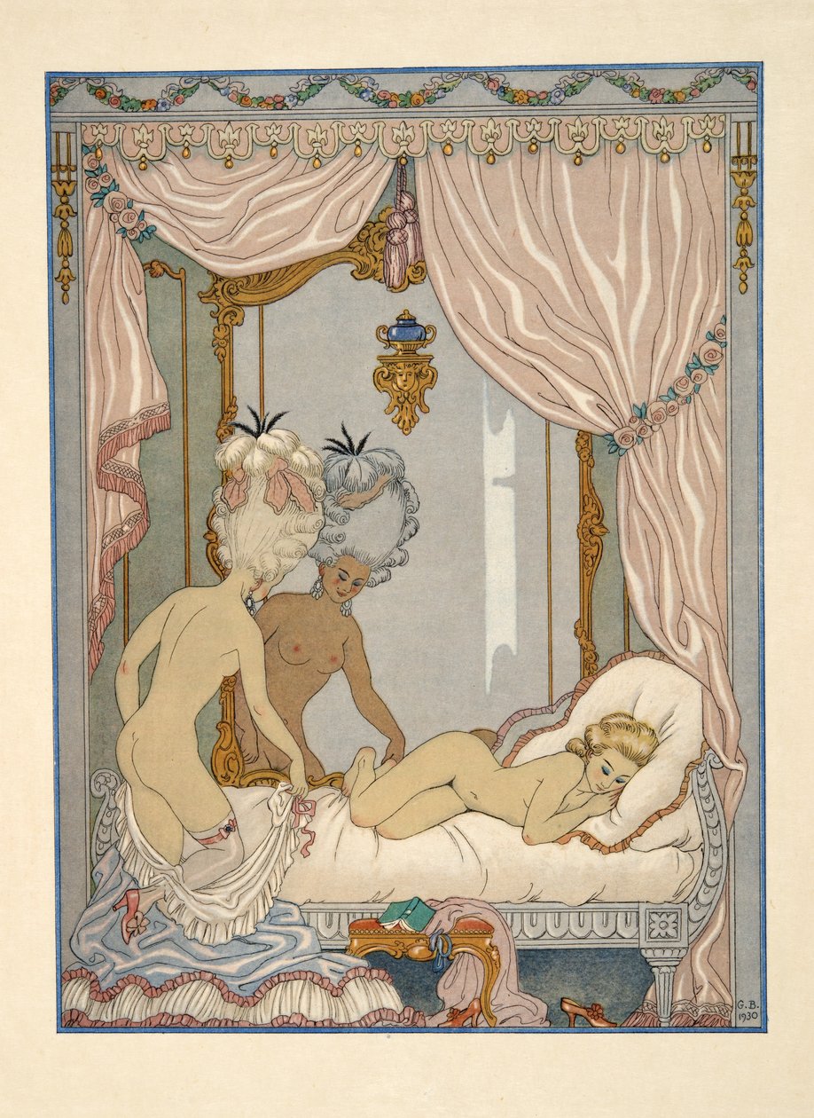 Marquise de Merteuils besøg i Cécile de Volanges