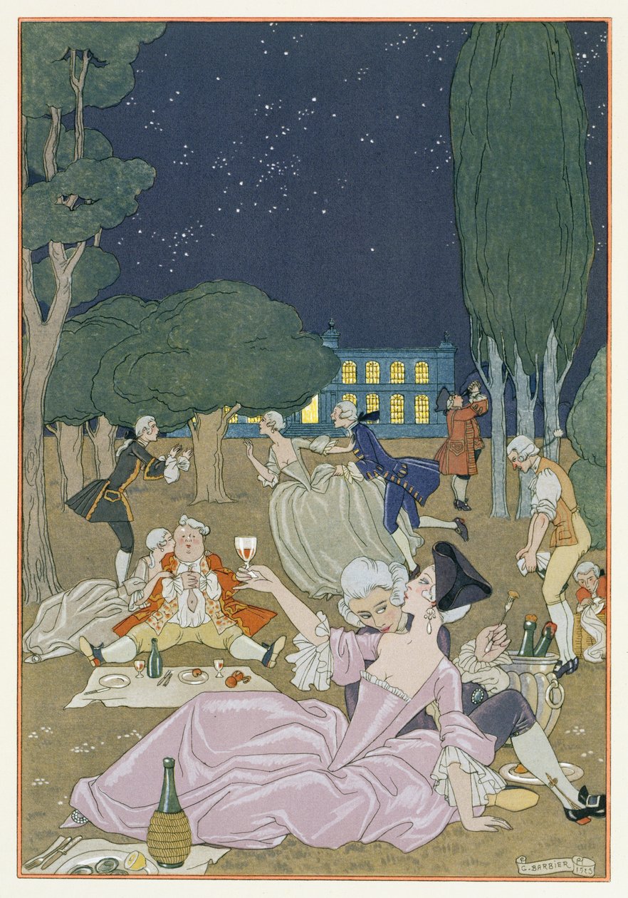 On the Lawn, illustration til 