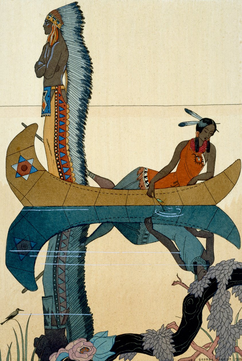 På Missouri af Georges Barbier