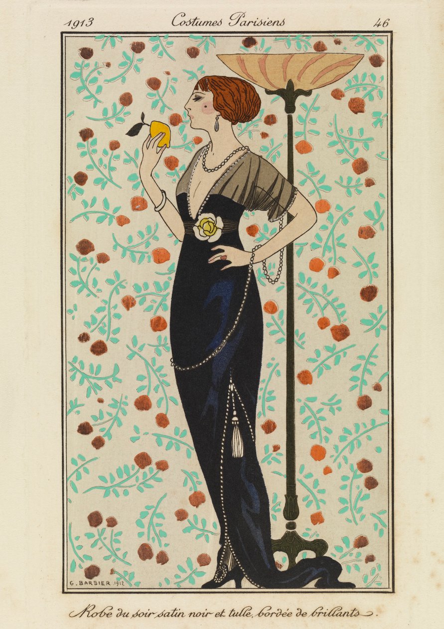 Levy 46 Costumes Parisiensista af Georges Barbier