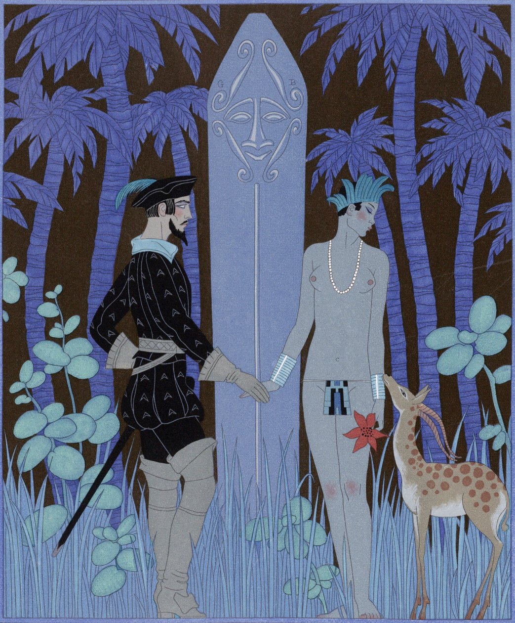 Pocahontas, Princesse (Pocahontas, Princess) af Georges Barbier