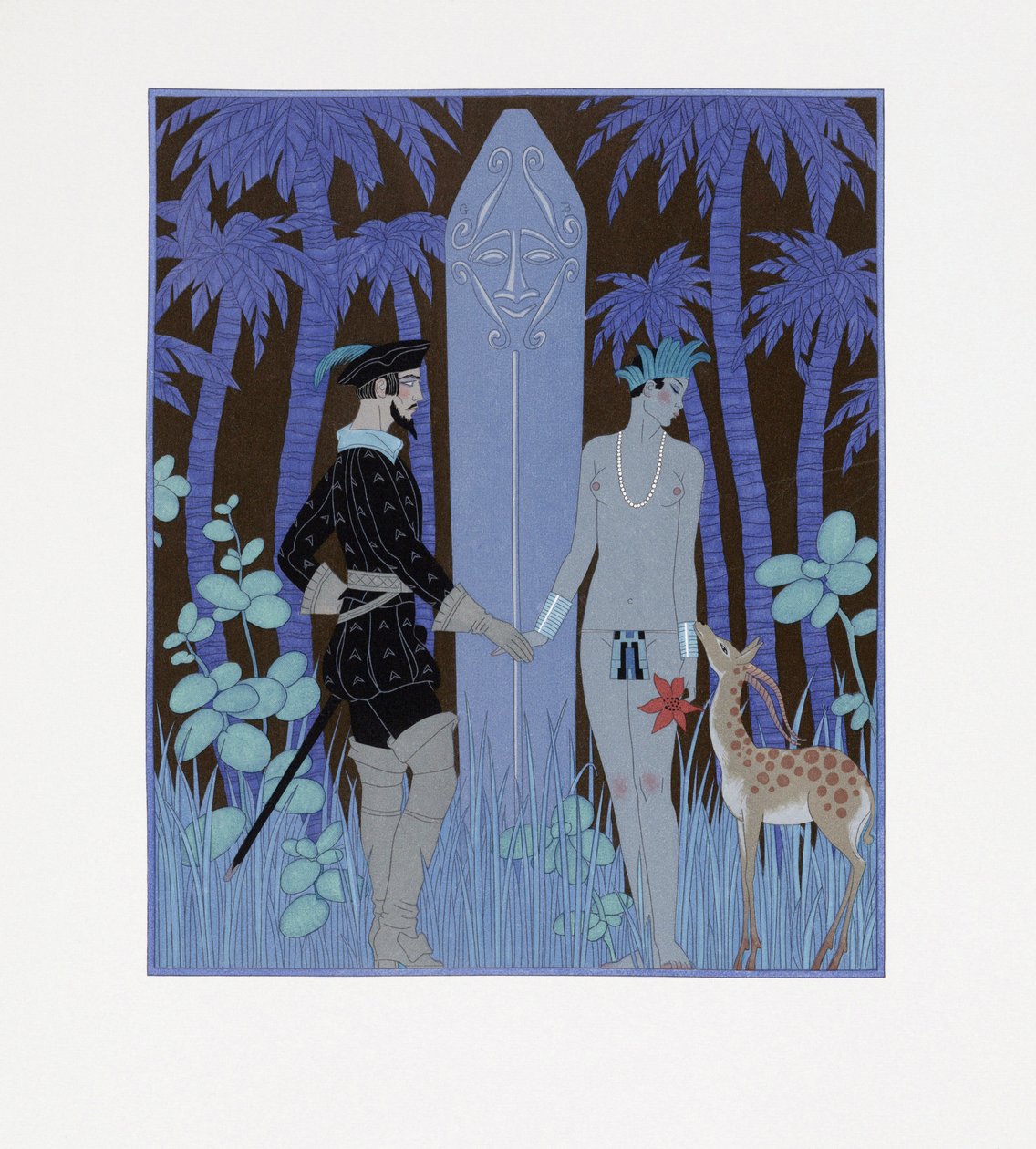 Pocahontas, Princesse (Pocahontas, Princess) af Georges Barbier
