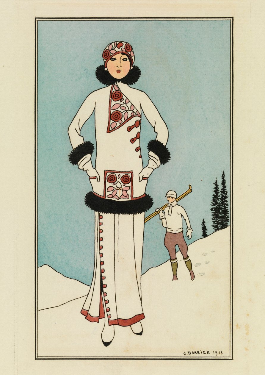 Til St.Moritz, tallerken fra 