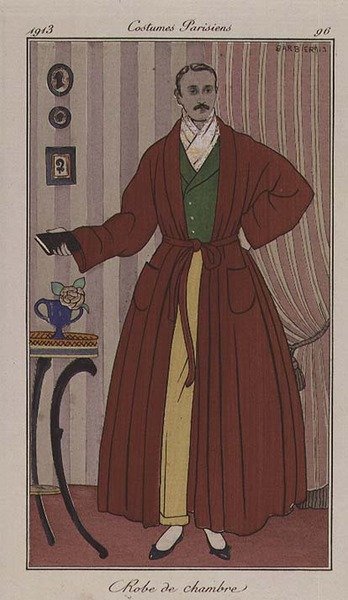 Morgenkåbe af Georges Barbier