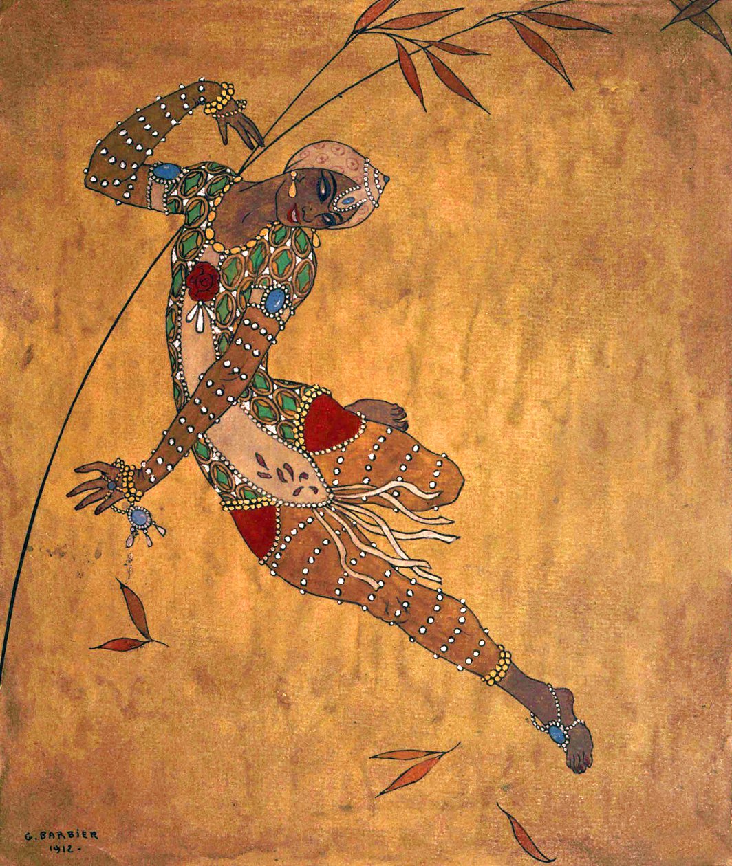 Vaslav Nijinsky (1889-1950) af Georges Barbier