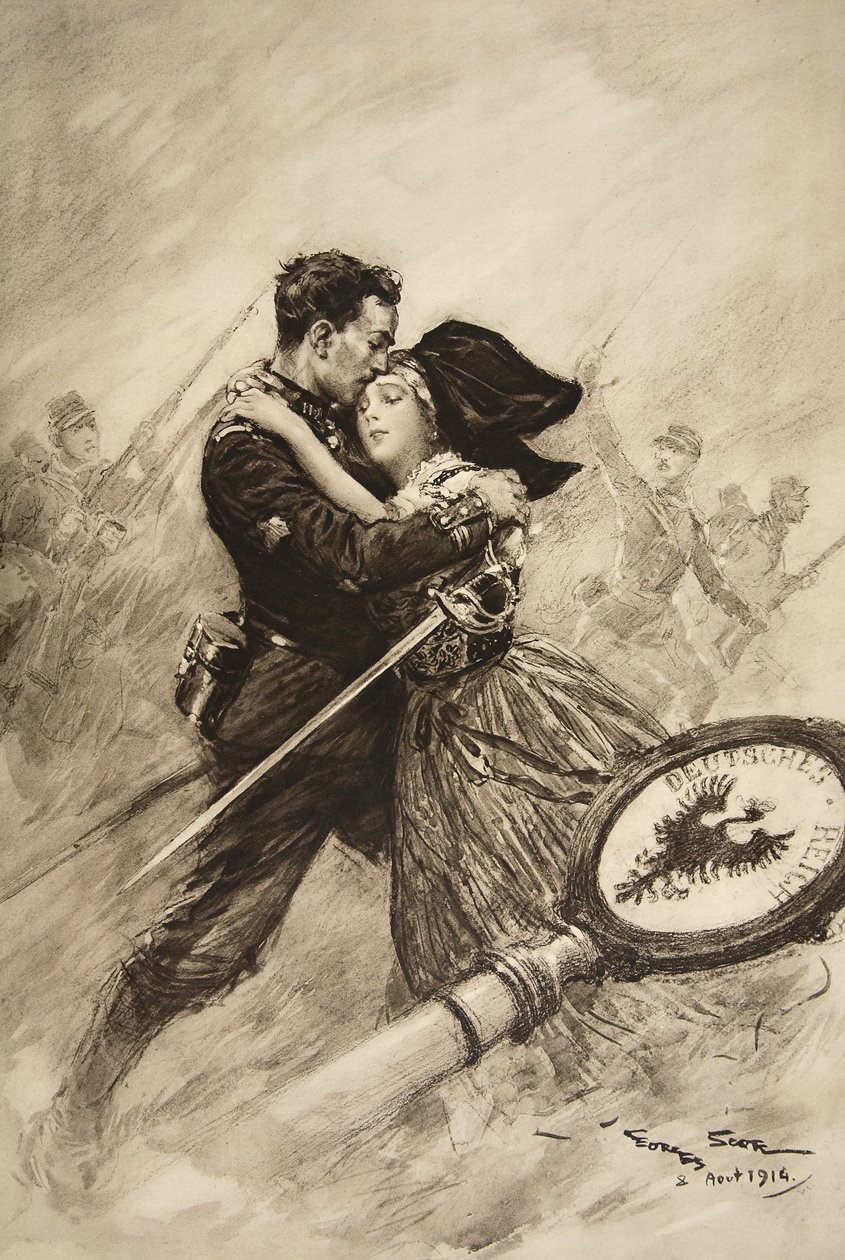 For kærlighed og land, 1914 af Georges Bertin Scott