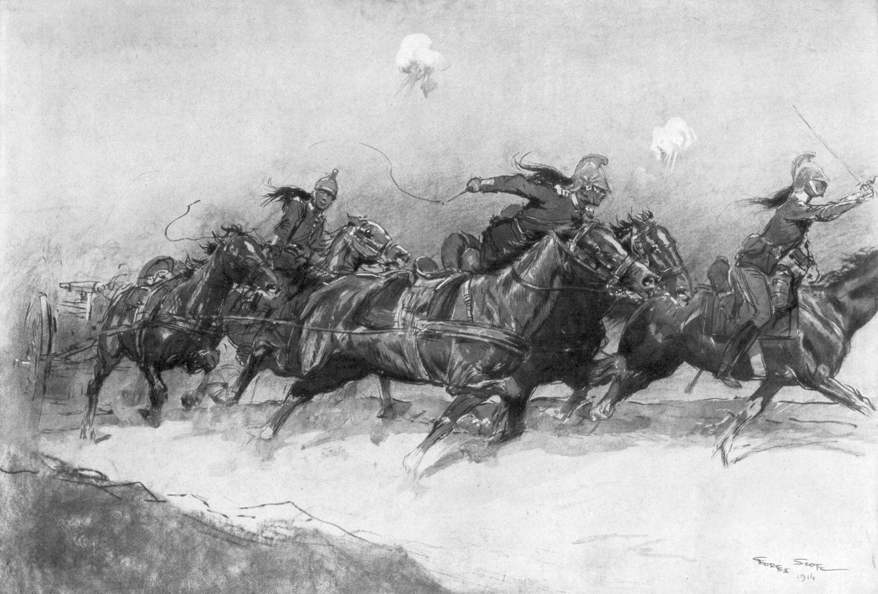 Under Fire, 1914, 1926. af Georges Bertin Scott