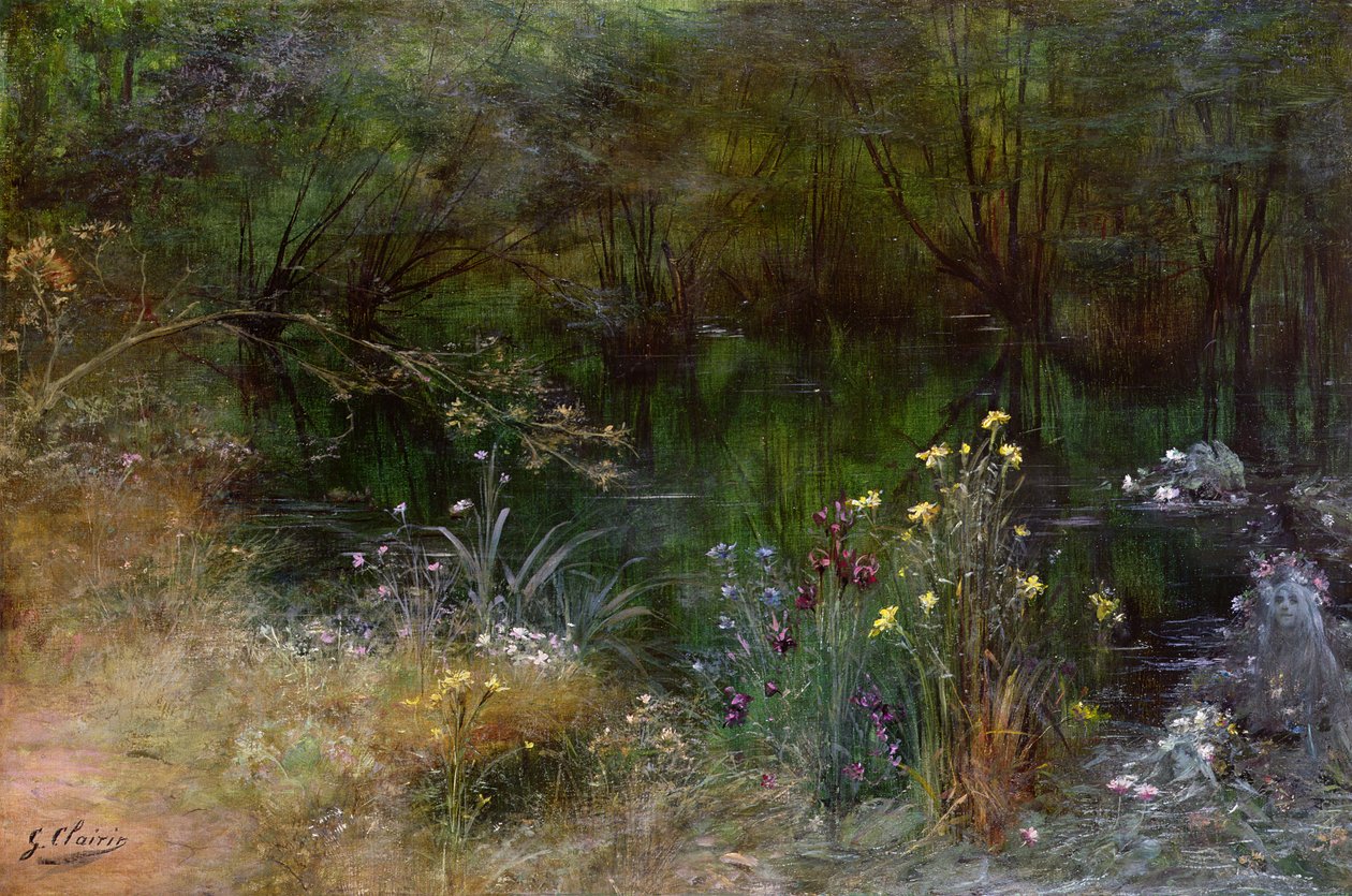 En sø med Naiads af Georges Clairin