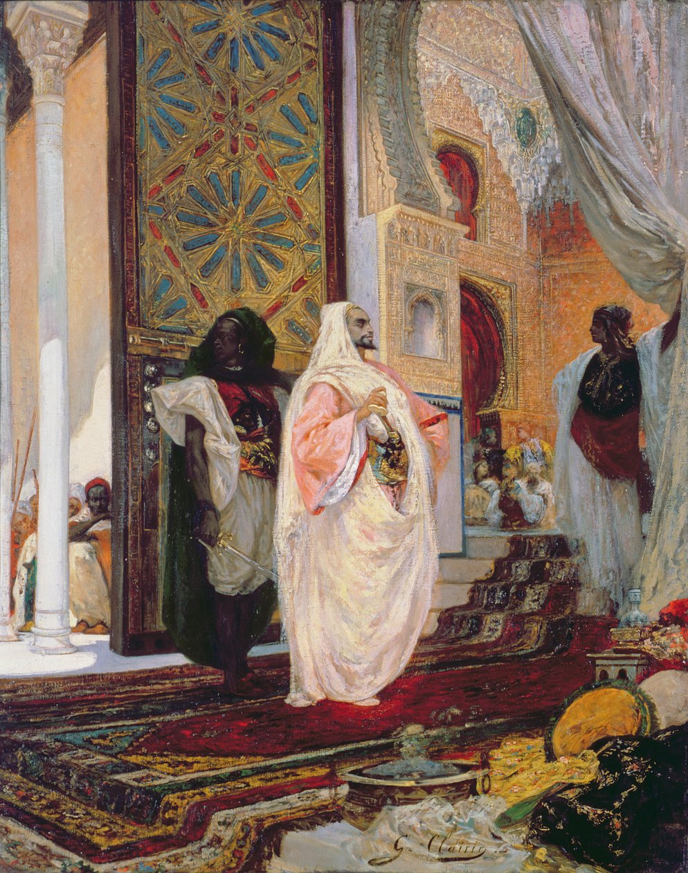 Ind i Haremet af Georges Clairin
