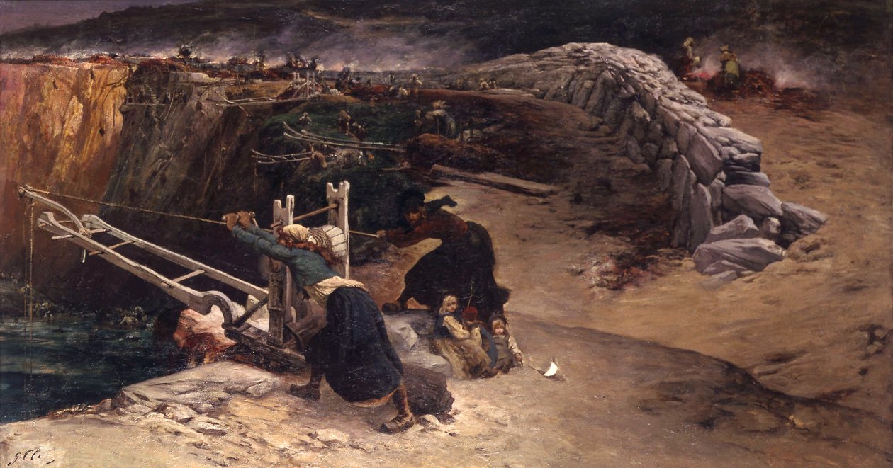 Tangbrændere af Georges Clairin