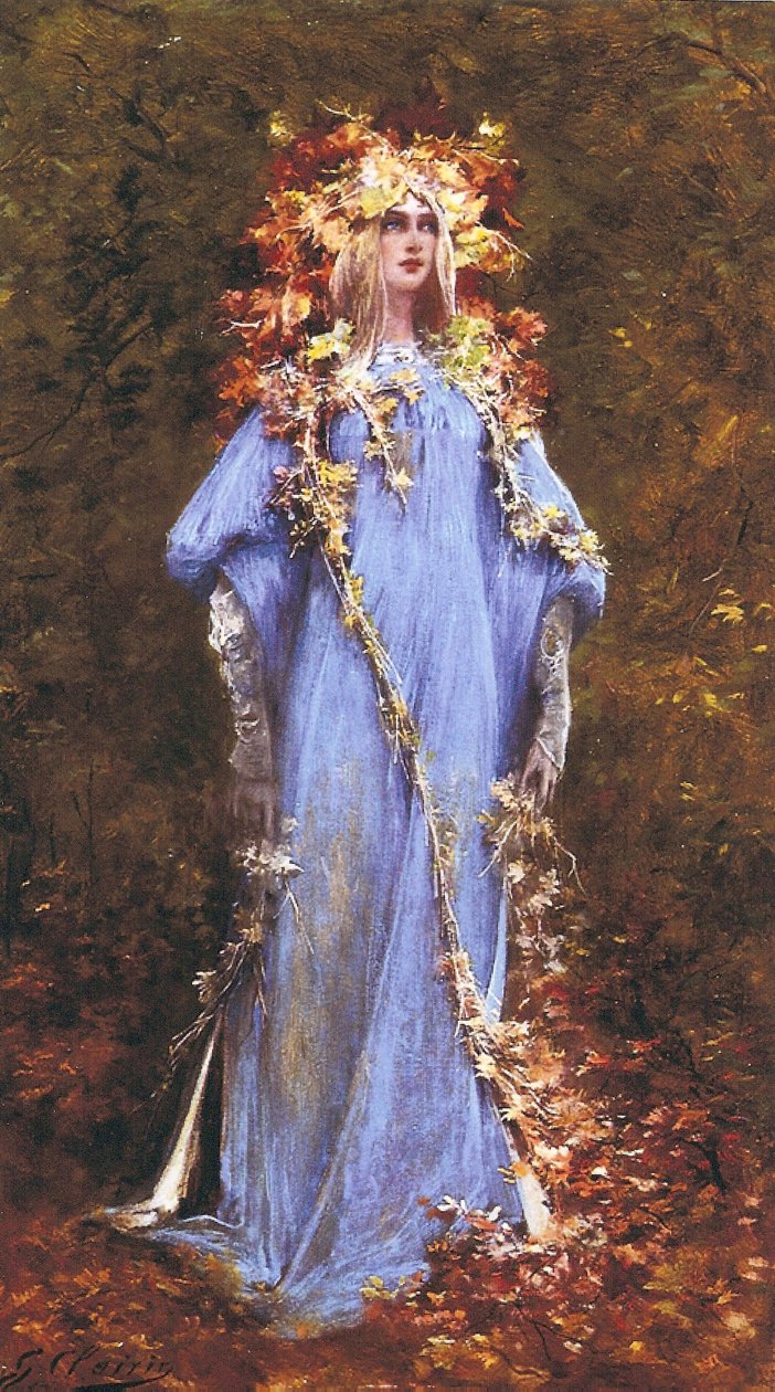 Ophelia af Georges Clairin