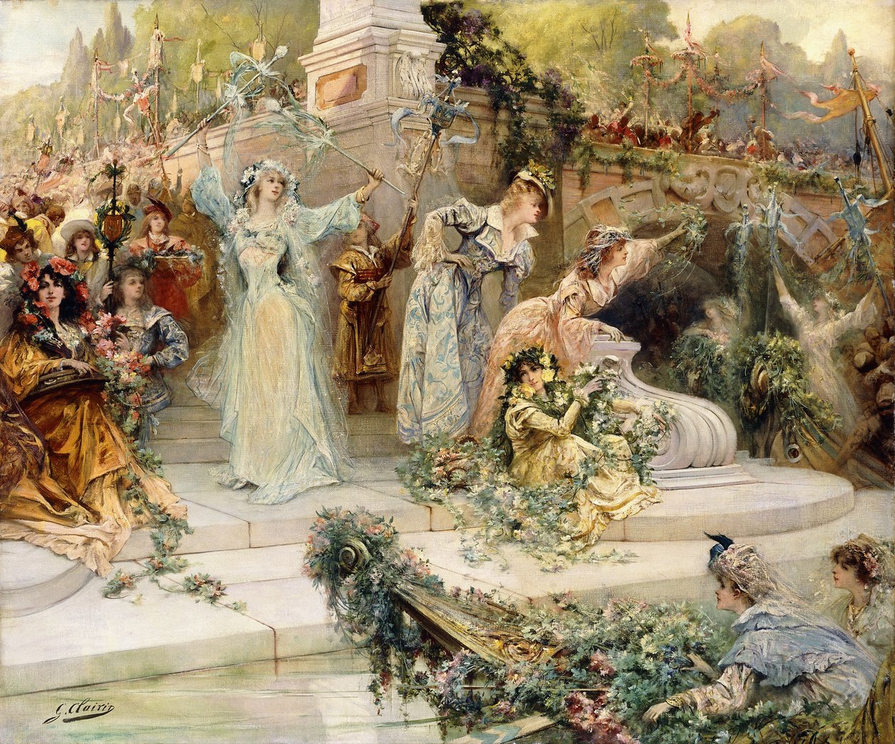 Festivalen, af Georges Clairin