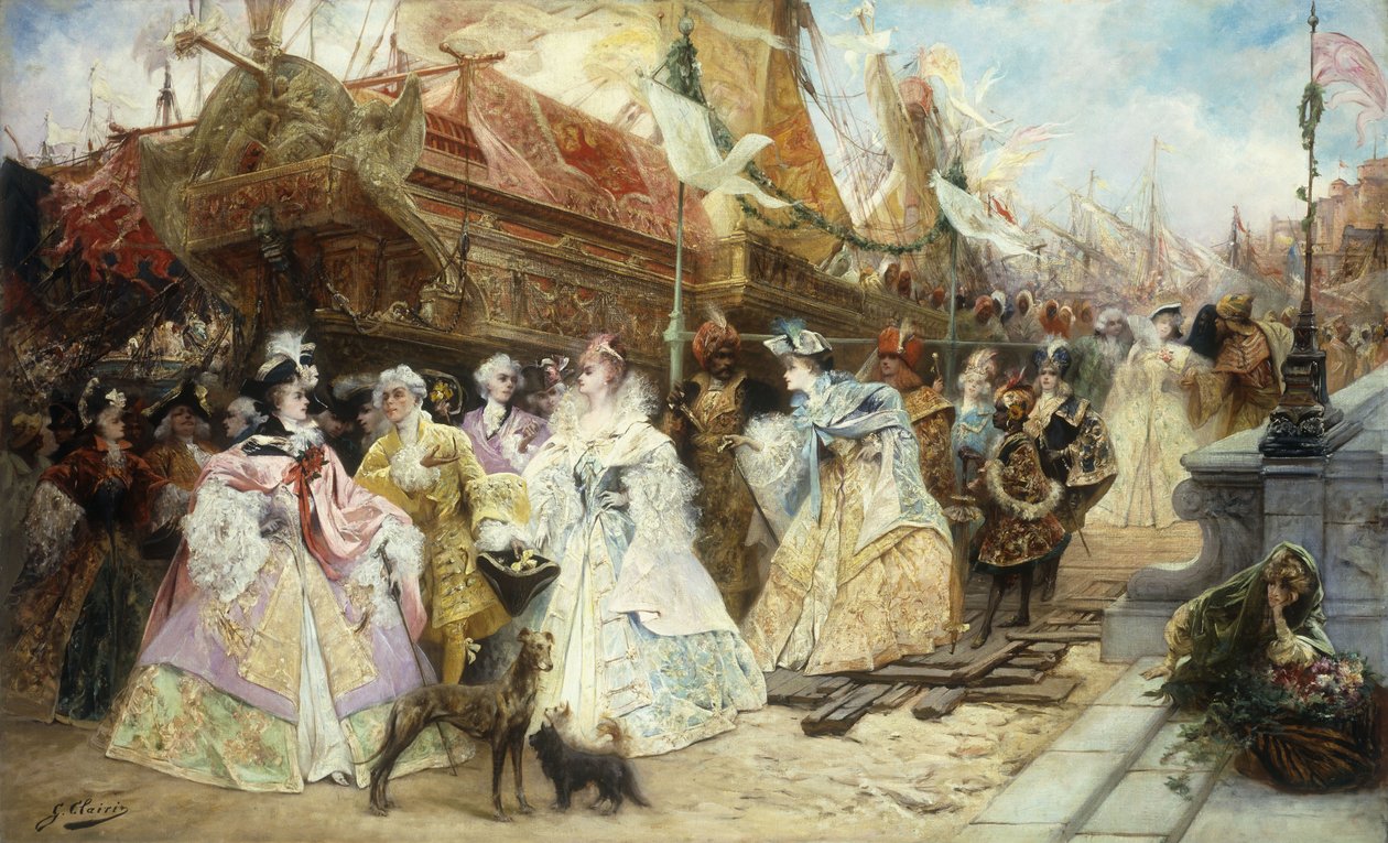 Det Kongelige Følge af Georges Clairin