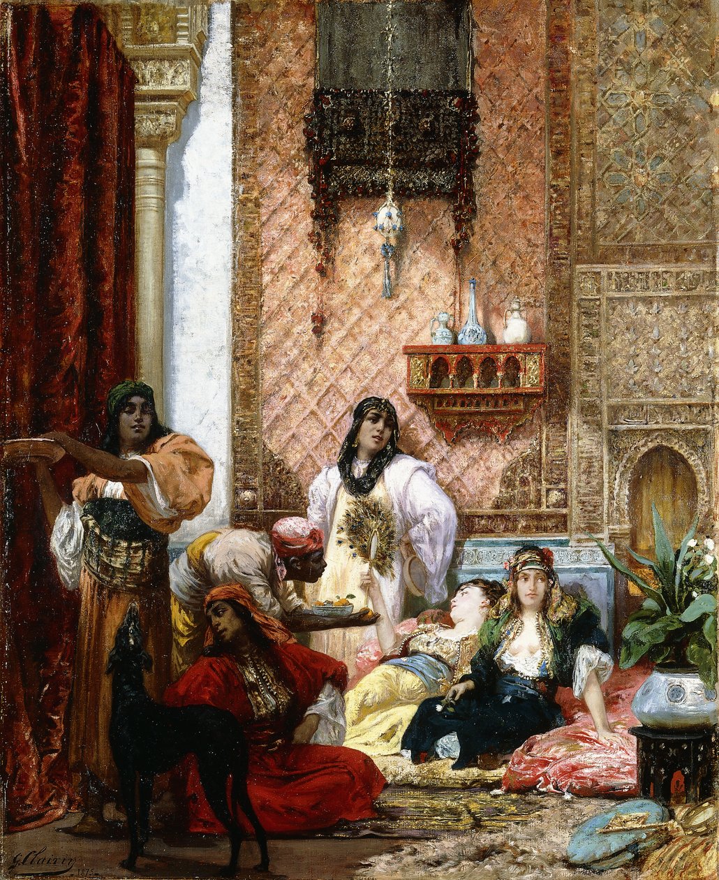 Sultanens favoritter, 1875 af Georges Clairin