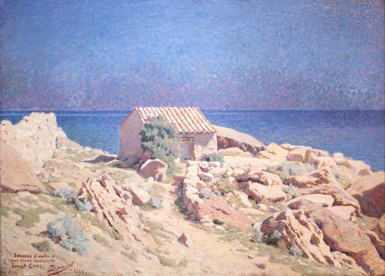 Roussillon landskab af Georges Daniels de Monfried