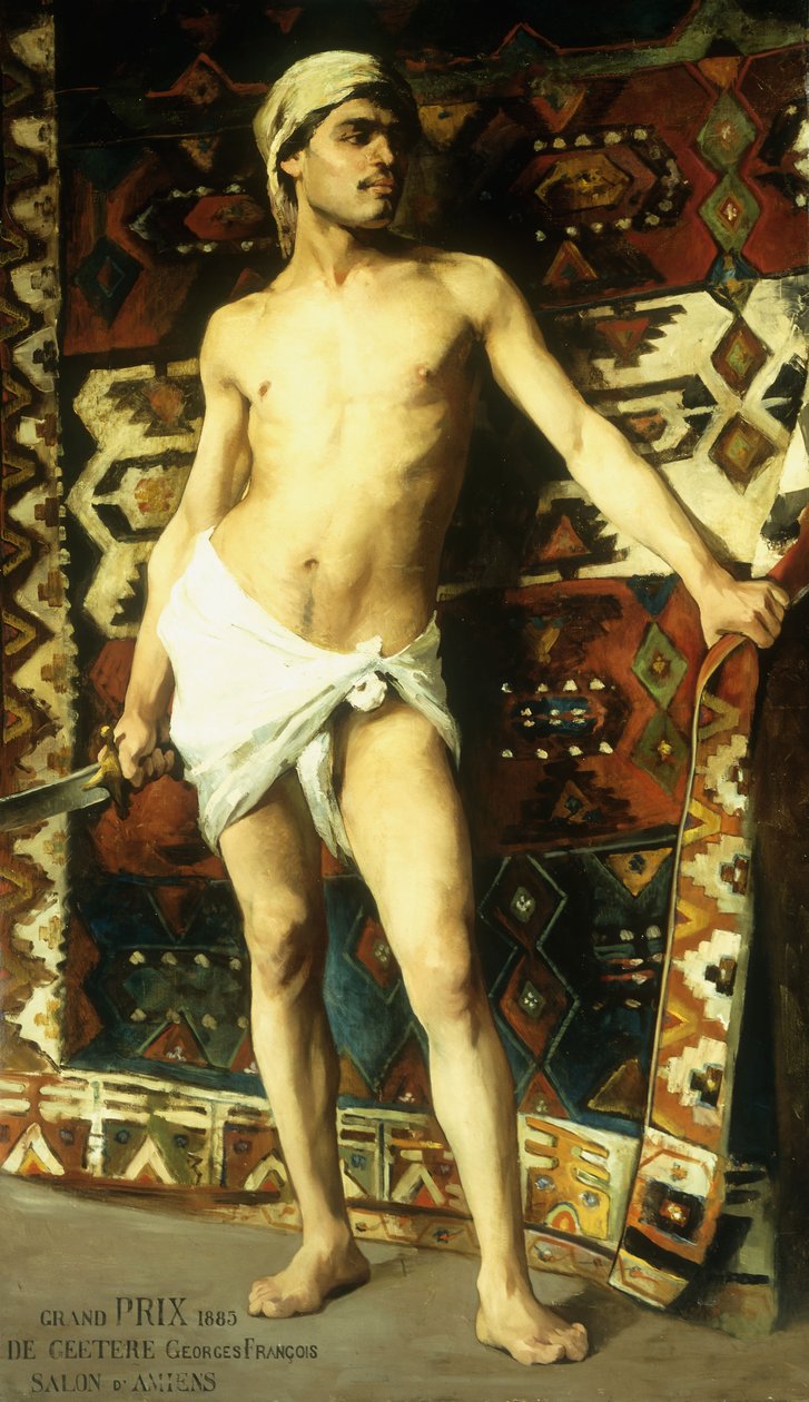 Haremsvagten, 1885 af Georges De Geetere