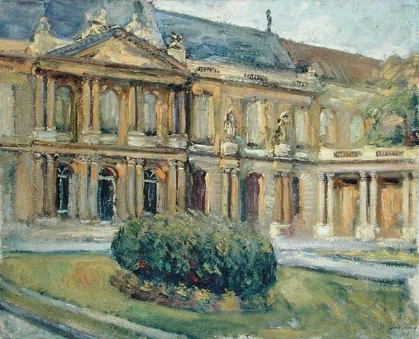 Hotel de Soubise, ca. 1908 (olie på lærred) af Georges Dufrenoy